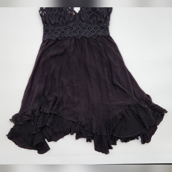 Free People Black Adella Dress - Picture 3 of 8